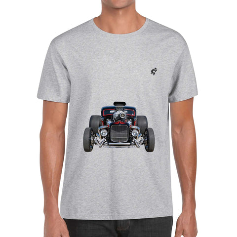 Men's 100% Cotton T-Shirt - Hot Rod 7 - Mr.Shit
