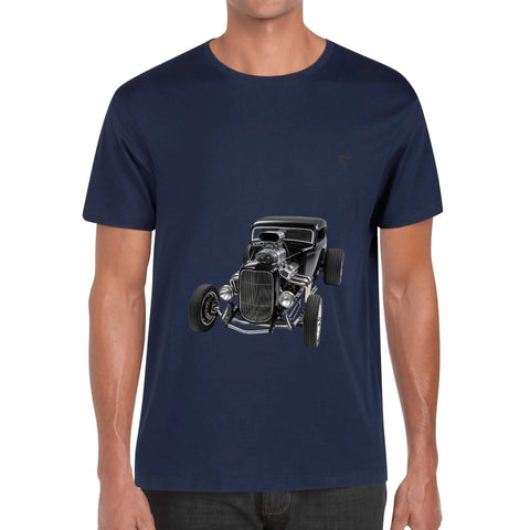 Men's 100% Cotton T-Shirt - Hot Rod 8 - Mr.Shit