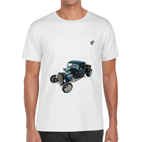 Men's 100% Cotton T-Shirt - Hot Rod 9 - Mr.Shit