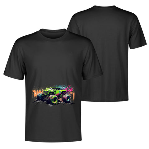 Mens 100% Cotton T-Shirt - Monster Truck - Mr.Shit