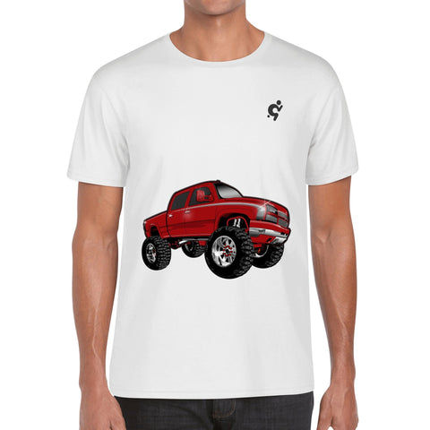 Mens 100% Cotton T-Shirt - Monster Truck 2 - Mr.Shit