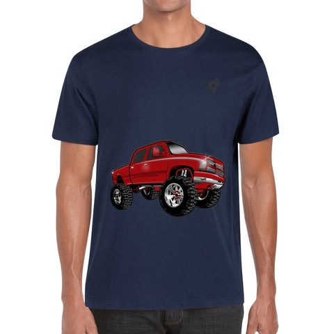 Mens 100% Cotton T-Shirt - Monster Truck 2 - Mr.Shit