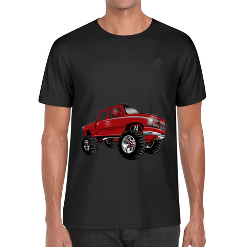 Mens 100% Cotton T-Shirt - Monster Truck 2 - Mr.Shit