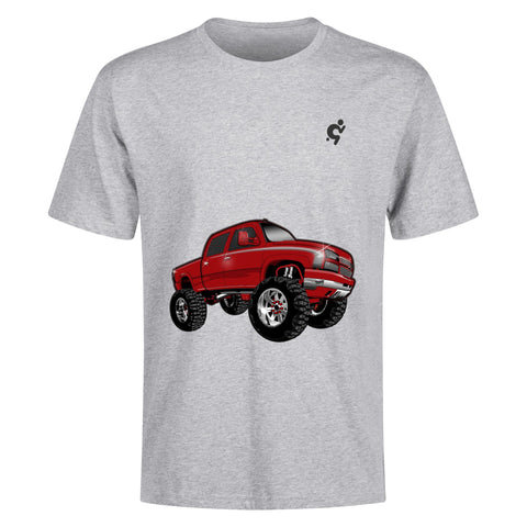 Mens 100% Cotton T-Shirt - Monster Truck 2 - Mr.Shit