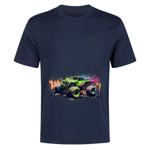 Mens 100% Cotton T-Shirt - Monster Truck - Mr.Shit