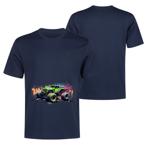 Mens 100% Cotton T-Shirt - Monster Truck - Mr.Shit