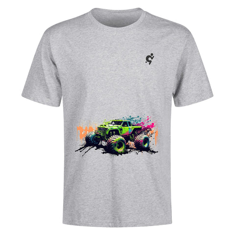 Mens 100% Cotton T-Shirt - Monster Truck - Mr.Shit