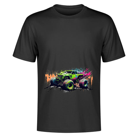 Mens 100% Cotton T-Shirt - Monster Truck - Mr.Shit