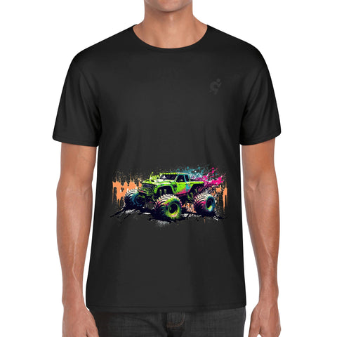 Mens 100% Cotton T-Shirt - Monster Truck - Mr.Shit