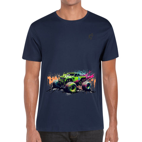 Mens 100% Cotton T-Shirt - Monster Truck - Mr.Shit