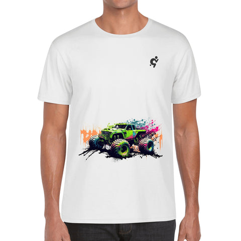 Mens 100% Cotton T-Shirt - Monster Truck - Mr.Shit