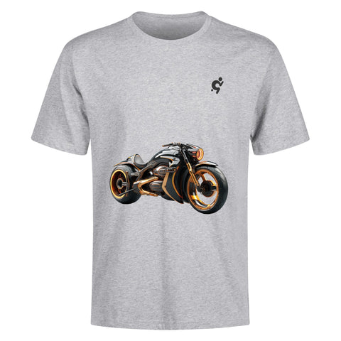 Mens 100% Cotton T-Shirt - Motor Bike 2 - Mr.Shit