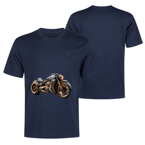 Mens 100% Cotton T-Shirt - Motor Bike 2 - Mr.Shit