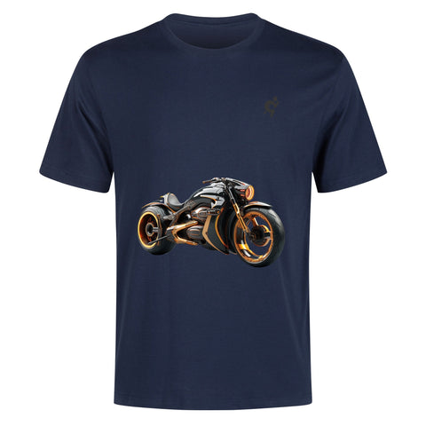 Mens 100% Cotton T-Shirt - Motor Bike 2 - Mr.Shit