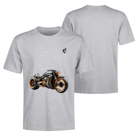 Mens 100% Cotton T-Shirt - Motor Bike 2 - Mr.Shit