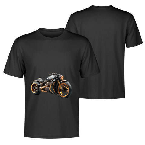 Mens 100% Cotton T-Shirt - Motor Bike 2 - Mr.Shit