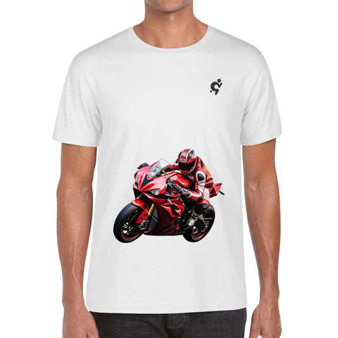 Mens 100% Cotton T-Shirt - Motor Bike - Mr.Shit