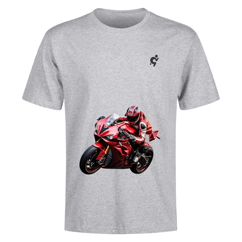 Mens 100% Cotton T-Shirt - Motor Bike - Mr.Shit