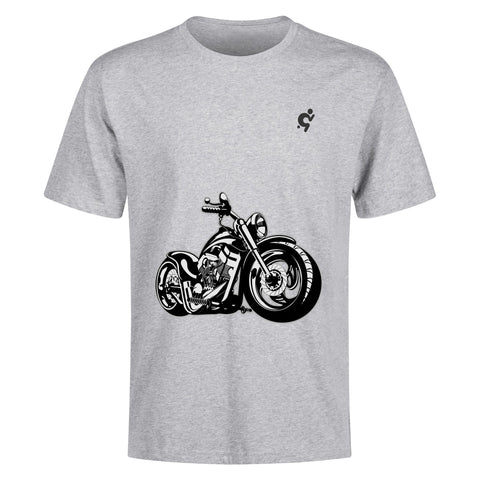 Mens 100% Cotton T-Shirt - Motor Bike 3 - Mr.Shit