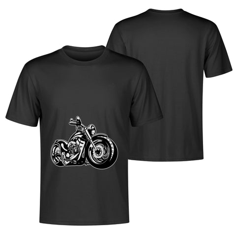 Mens 100% Cotton T-Shirt - Motor Bike 3 - Mr.Shit