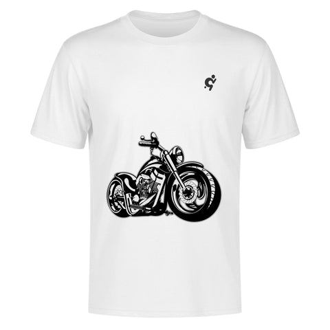 Mens 100% Cotton T-Shirt - Motor Bike 3 - Mr.Shit