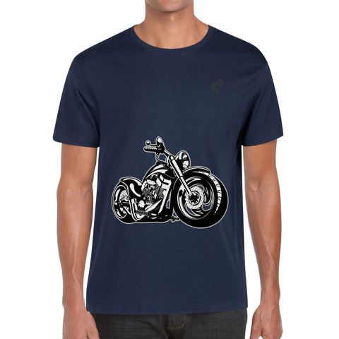 Mens 100% Cotton T-Shirt - Motor Bike 3 - Mr.Shit