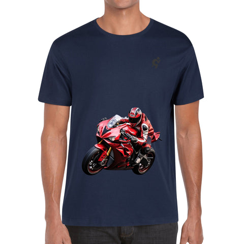 Mens 100% Cotton T-Shirt - Motor Bike - Mr.Shit