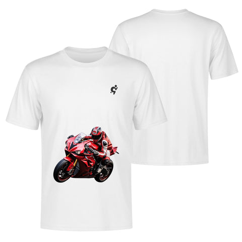 Mens 100% Cotton T-Shirt - Motor Bike - Mr.Shit