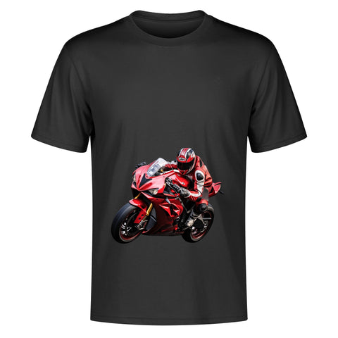 Mens 100% Cotton T-Shirt - Motor Bike - Mr.Shit