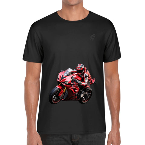 Mens 100% Cotton T-Shirt - Motor Bike - Mr.Shit