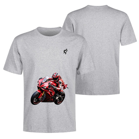 Mens 100% Cotton T-Shirt - Motor Bike - Mr.Shit