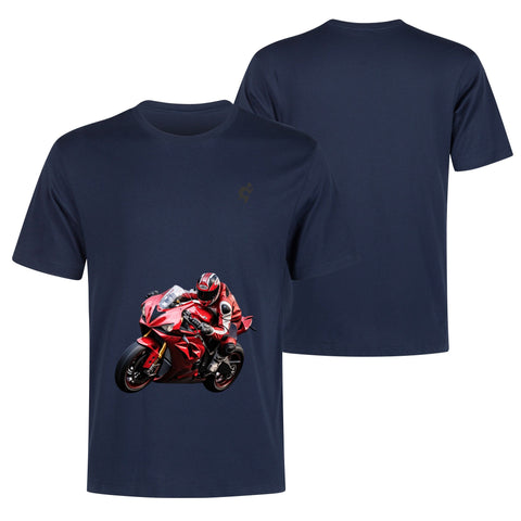 Mens 100% Cotton T-Shirt - Motor Bike - Mr.Shit