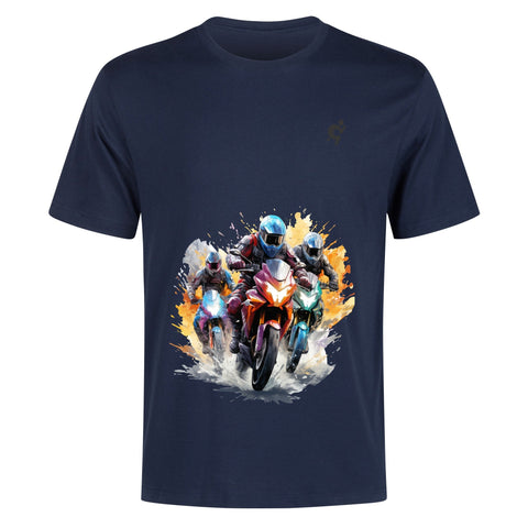 Mens 100% Cotton T-Shirt - Motor Bikes - Mr.Shit