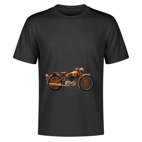 Mens 100% Cotton T-Shirt - Old Bike - Mr.Shit