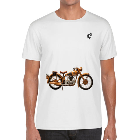 Mens 100% Cotton T-Shirt - Old Bike - Mr.Shit