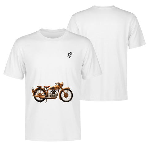 Mens 100% Cotton T-Shirt - Old Bike - Mr.Shit