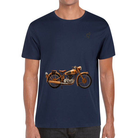 Mens 100% Cotton T-Shirt - Old Bike - Mr.Shit