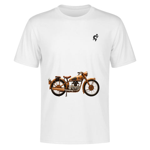 Mens 100% Cotton T-Shirt - Old Bike - Mr.Shit