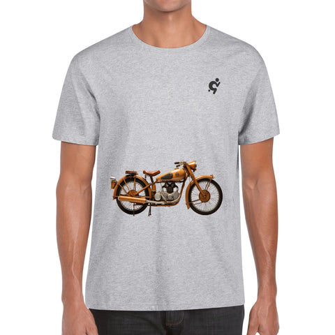 Mens 100% Cotton T-Shirt - Old Bike - Mr.Shit