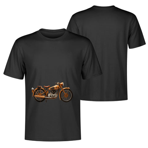 Mens 100% Cotton T-Shirt - Old Bike - Mr.Shit