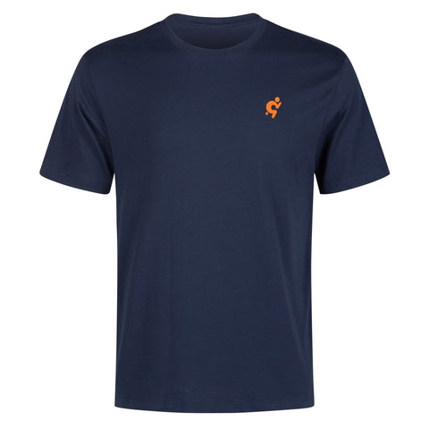 Mens 100% Cotton T-Shirt - Orange Logo - Mr.Shit