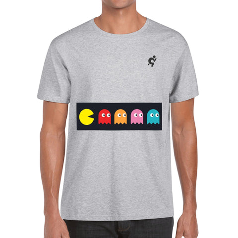 Mens 100% Cotton T-Shirt - Pac Man - Mr.Shit