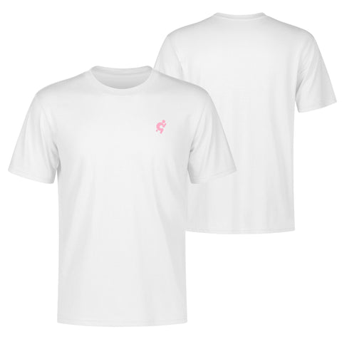 Mens 100% Cotton T-Shirt - Pink Logo - Mr.Shit