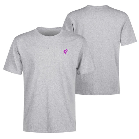 Mens 100% Cotton T-Shirt - Purple Logo - Mr.Shit