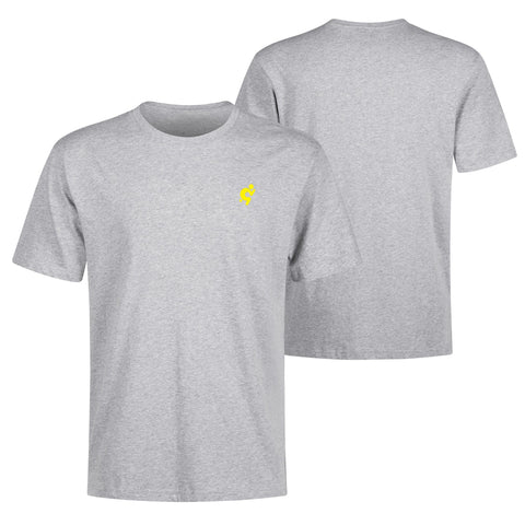 Mens 100% Cotton T-Shirt - Yellow Logo - Mr.Shit