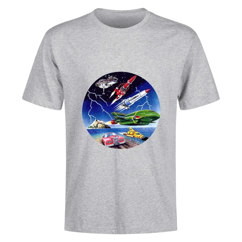 Mens 100% Cotton - Thunder Birds - Mr.Shit