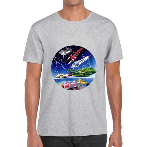 Mens 100% Cotton - Thunder Birds - Mr.Shit