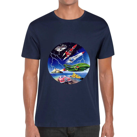 Mens 100% Cotton - Thunder Birds - Mr.Shit