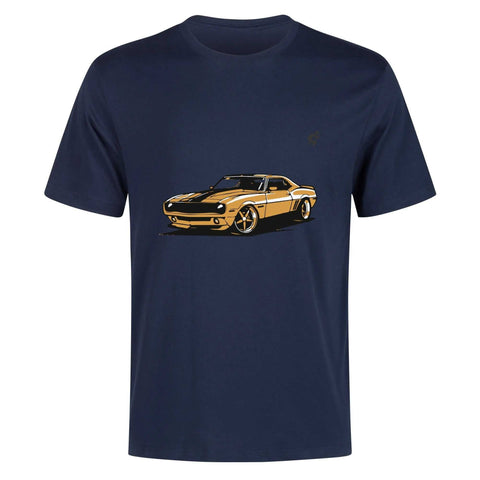 Mens 100% Cotton - Yellow Camaro - Mr.Shit