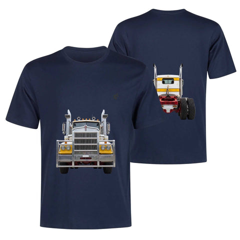 Mens 100% Cotton - Yellow Truck F/B - Mr.Shit